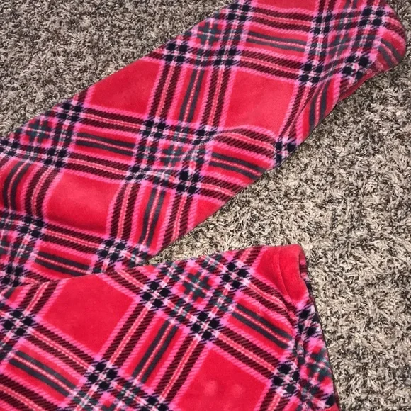 🐠Victorias Secret Ultra Plush Short Plaid Pocketed Cozy Robe Size XS/Sm | NWOT - Picture 7 of 8